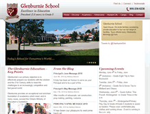 Tablet Screenshot of glenburnieschool.com